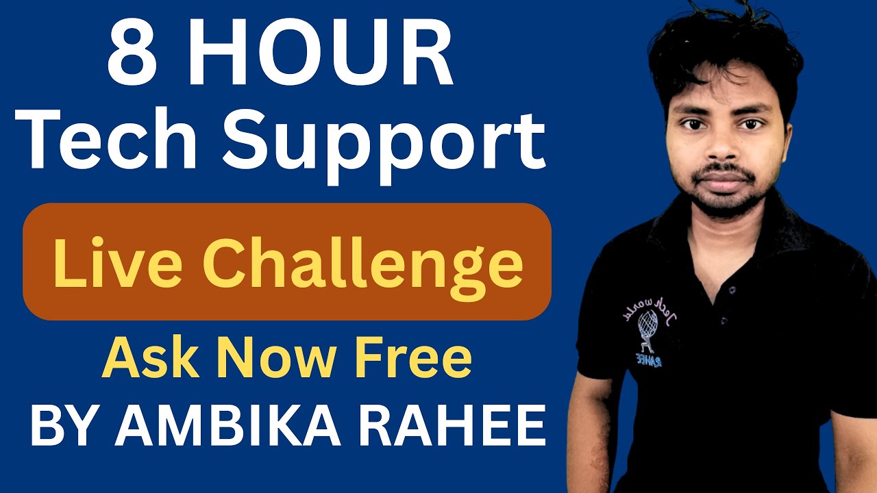 #day42 8 Hour Tech Support Live Challenge | Ambika Rahee Daily Live Help | Techworldrahee | Ask Now