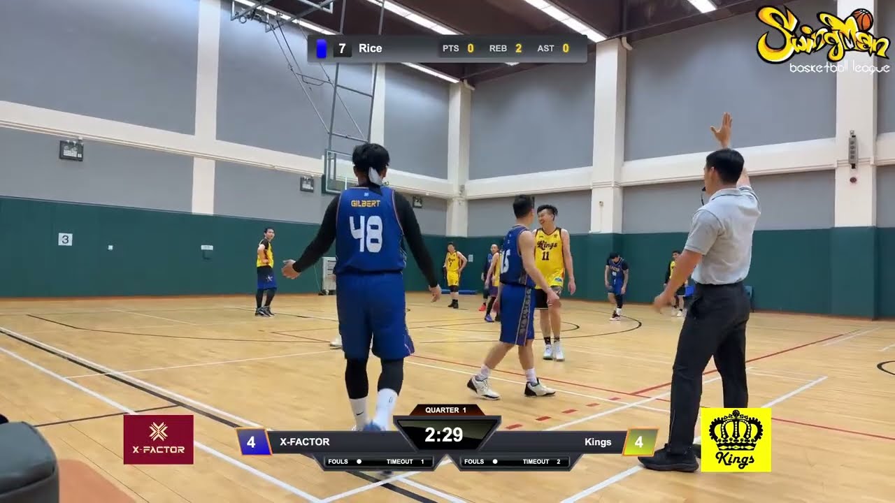 【直播】 2026-02-08 SwingMan 第十二屆週末歡樂籃球聯賽 X-FACTOR vs Kings