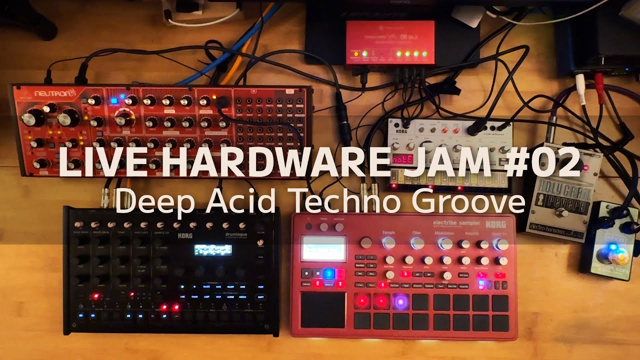 LIVE HARDWARE JAM #02 / Deep Acid Techno Groove
