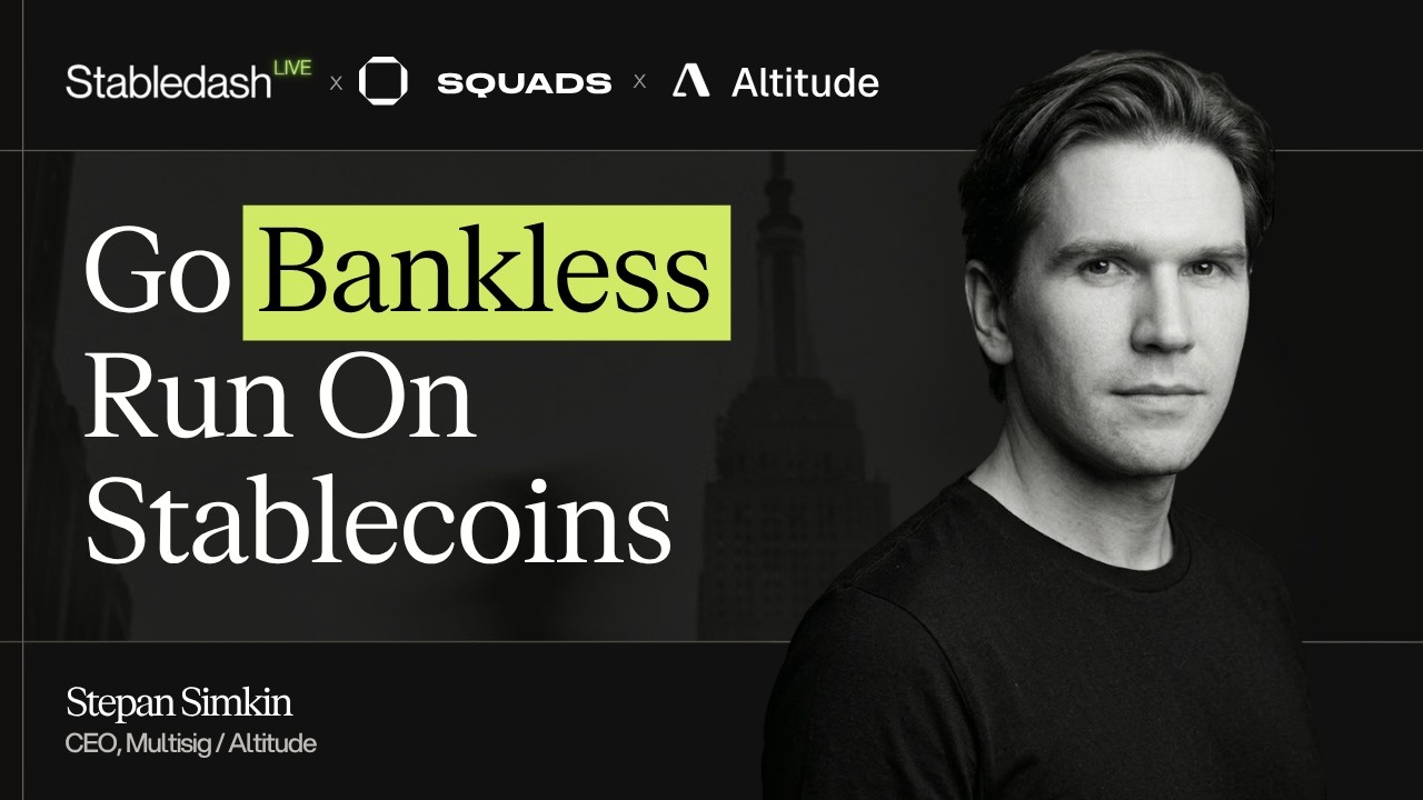 Stablecoin Financial OS Replacing Banks | Stepan Simkin on Altitude&rsquo;s $18M Round by Solana Ventures