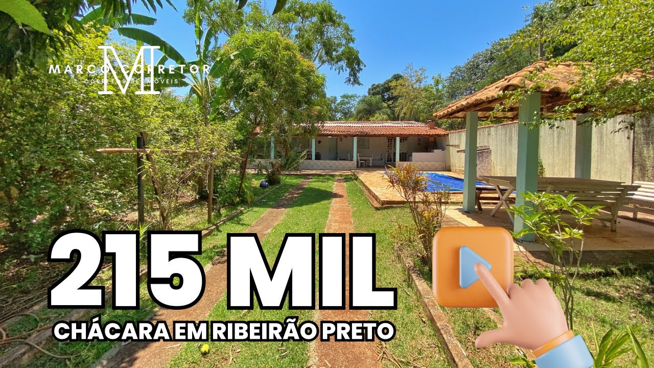 🏡 CHÁCARA POR APENAS 215 MIL EM RIBEIRÃO PRETO! 🎣