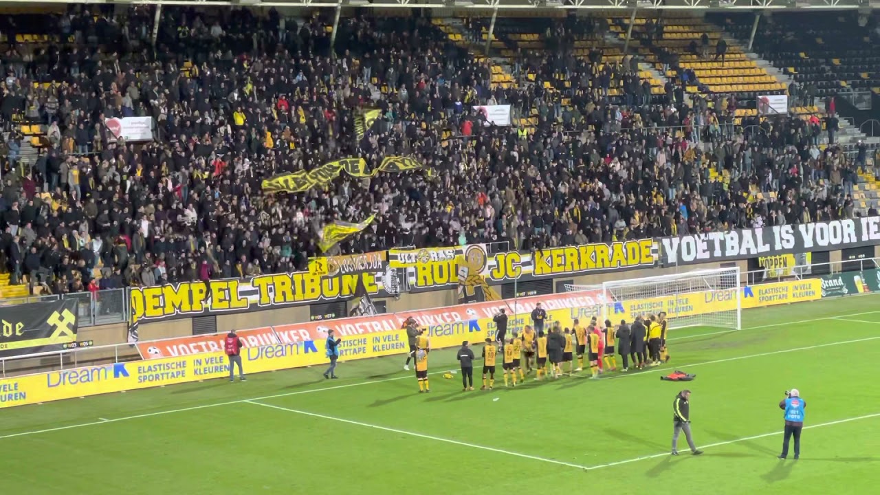 Roda JC - Den Bosch 2-1 26-10-2021 (beker) na de wedstrijd. Pak die sjengen!