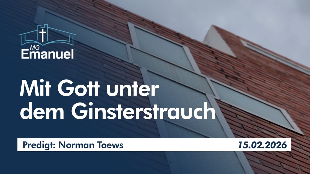 Mit Gott unter dem Ginsterstrauch