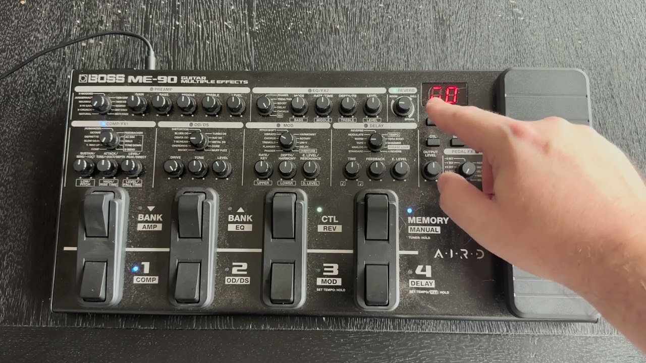 Fixing the BOSS ME-90 Factory Settings Issue on Power Up | Quick Guitar Gear Tip