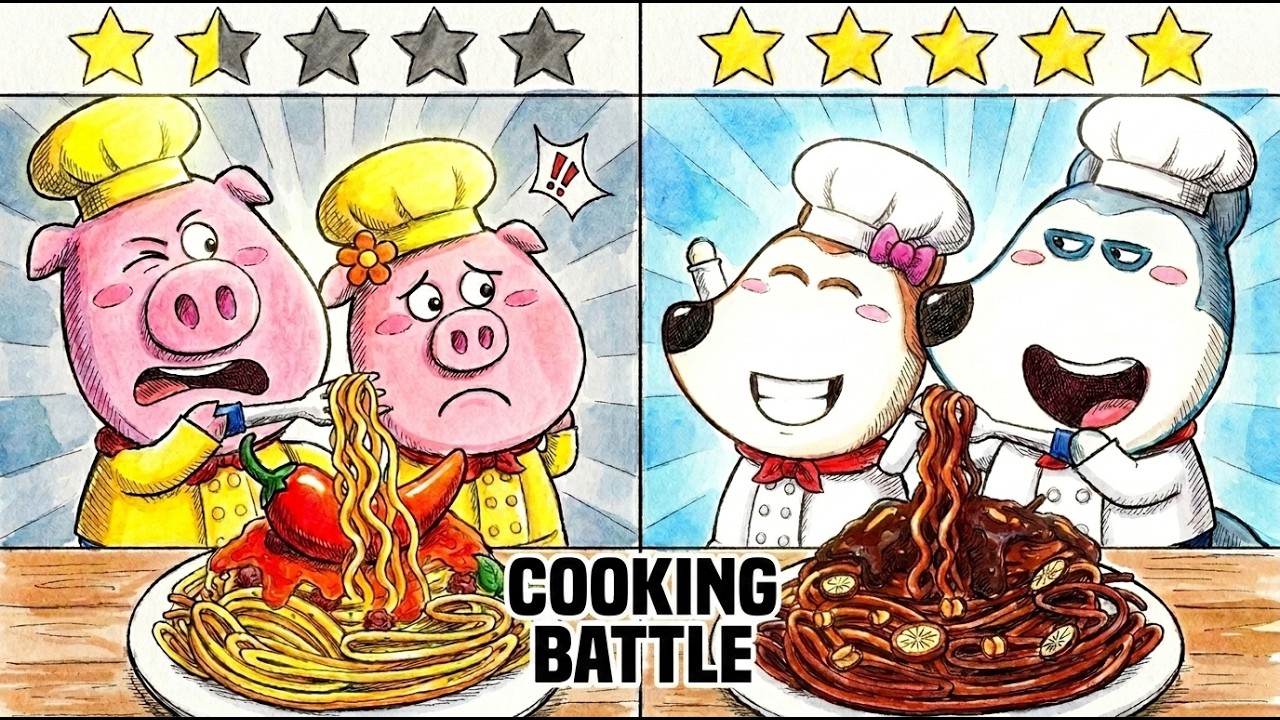 Spicy Cooking Battle: Smoke From Ears! 🔥 A Lesson on Honesty for Kids