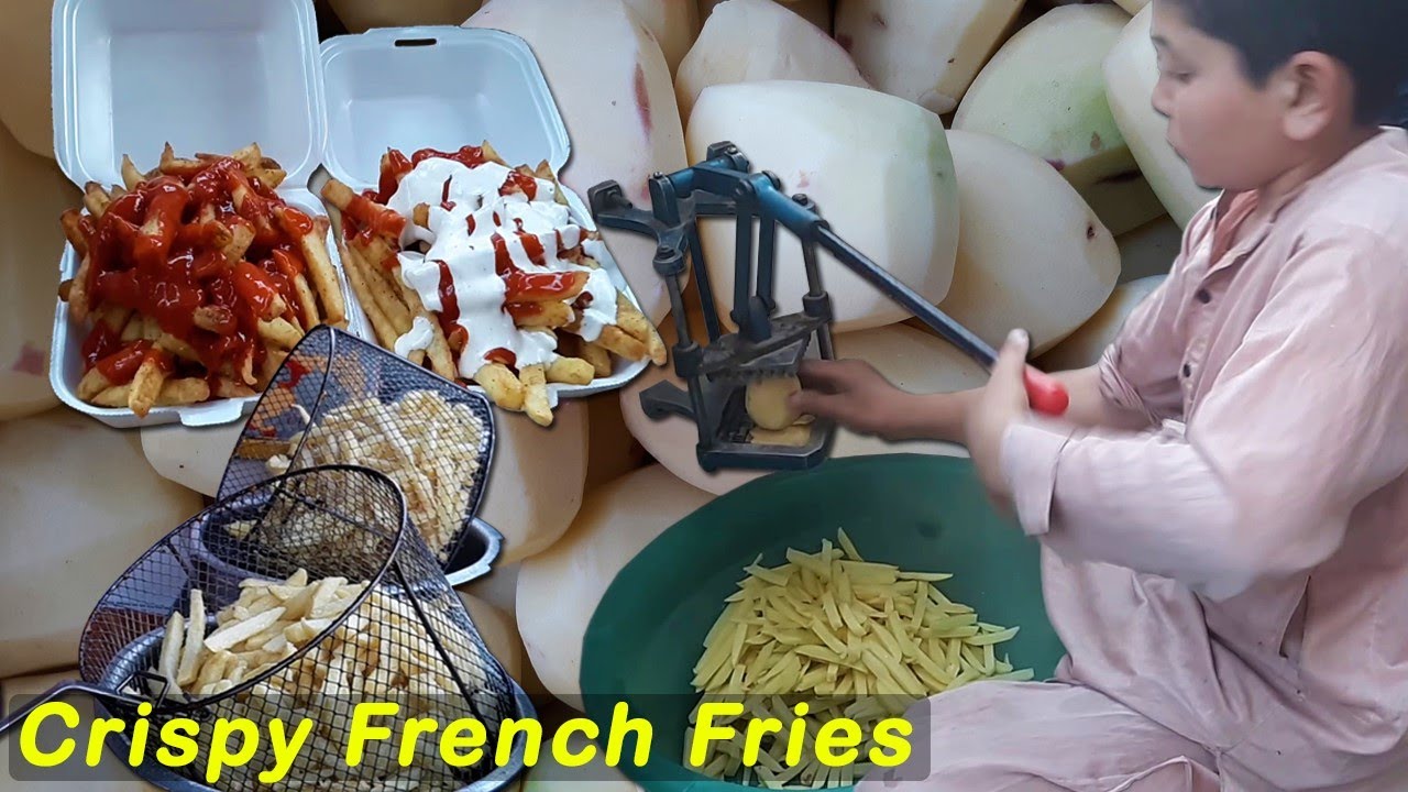 Hardworking Street Kid | 12 Year Old Selling French Fries | How to Make Crispy French Fries