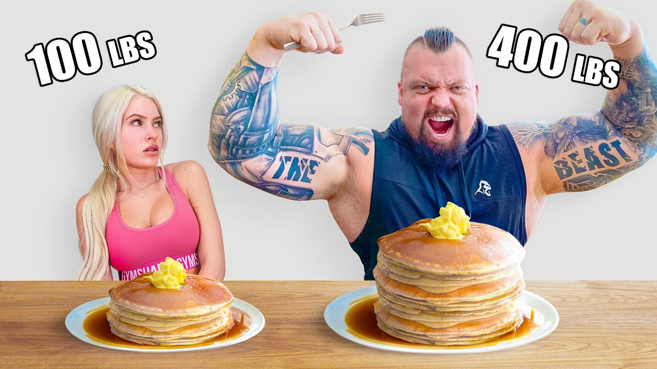 Eating Like The World's Strongest Man for 24 Hours (20,000 CALORIES)