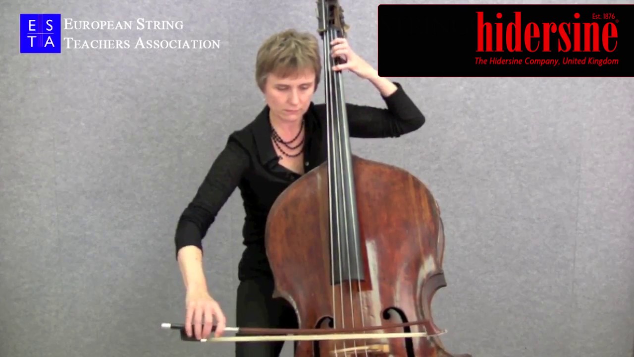 Double bass technique: Ponticello / Sul pont