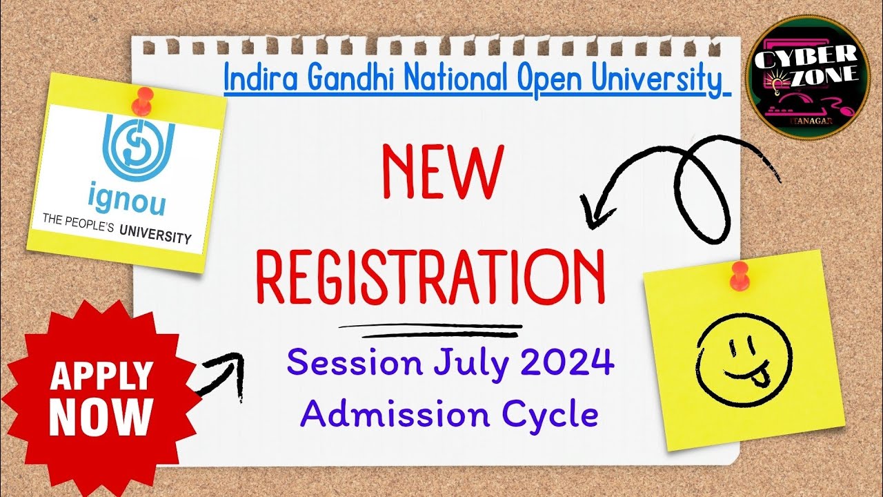 💥IGNOU NEW ADMISSION JULY 2024 | BREIF DISCUSSION OF REGISTRATION PROCESS | APPLY NOW 🔴