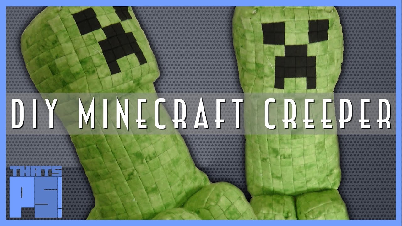 DIY Minecraft Creeper Plush