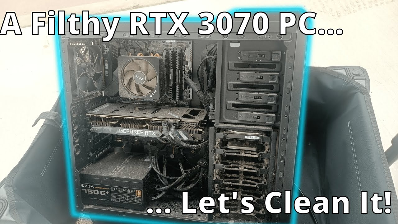 Let's Clean a Very Filthy RTX 3070 Gumtree PC!