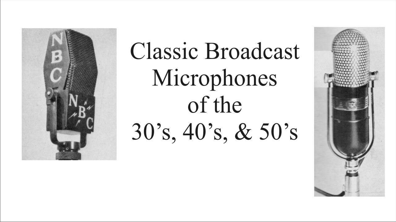 CLASSIC BROADCAST MICROPHONES