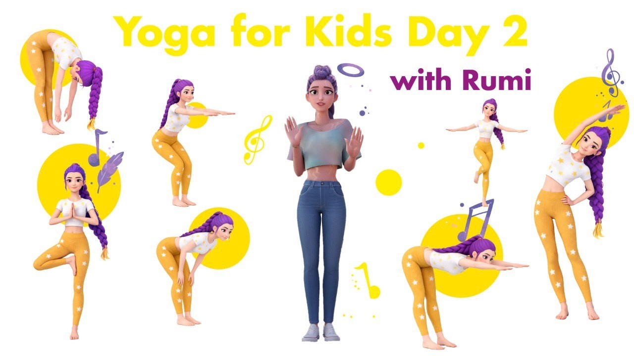 Kids Yoga Day 2 | Level 1 Beginner Yoga for Kids | Balance & Stretch