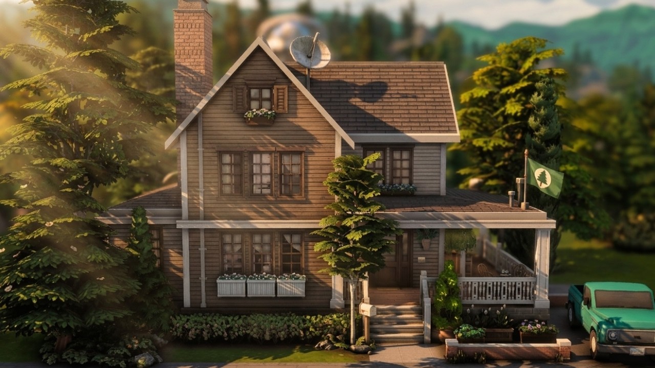 Grandparents' Cozy Haven - The Sims 4 | STOP MOTION