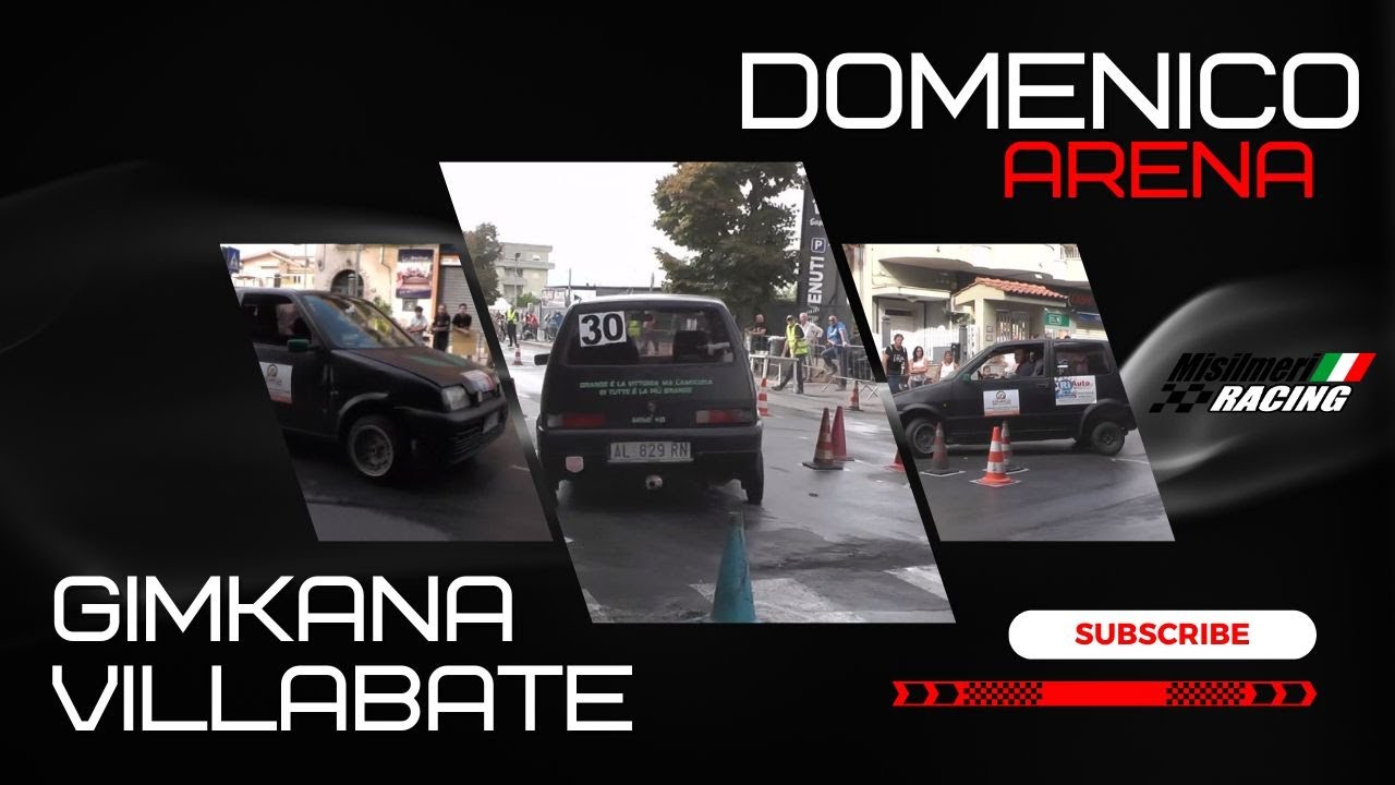 Gimkana Villabate 2024 -  Domenico Arena in coppia con Alesi Michelangelo  e individuale