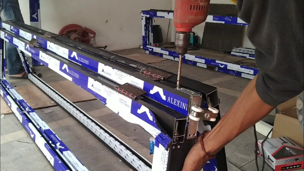 Bukan ! Tutorial Membuat Pintu Lipat Aluminium