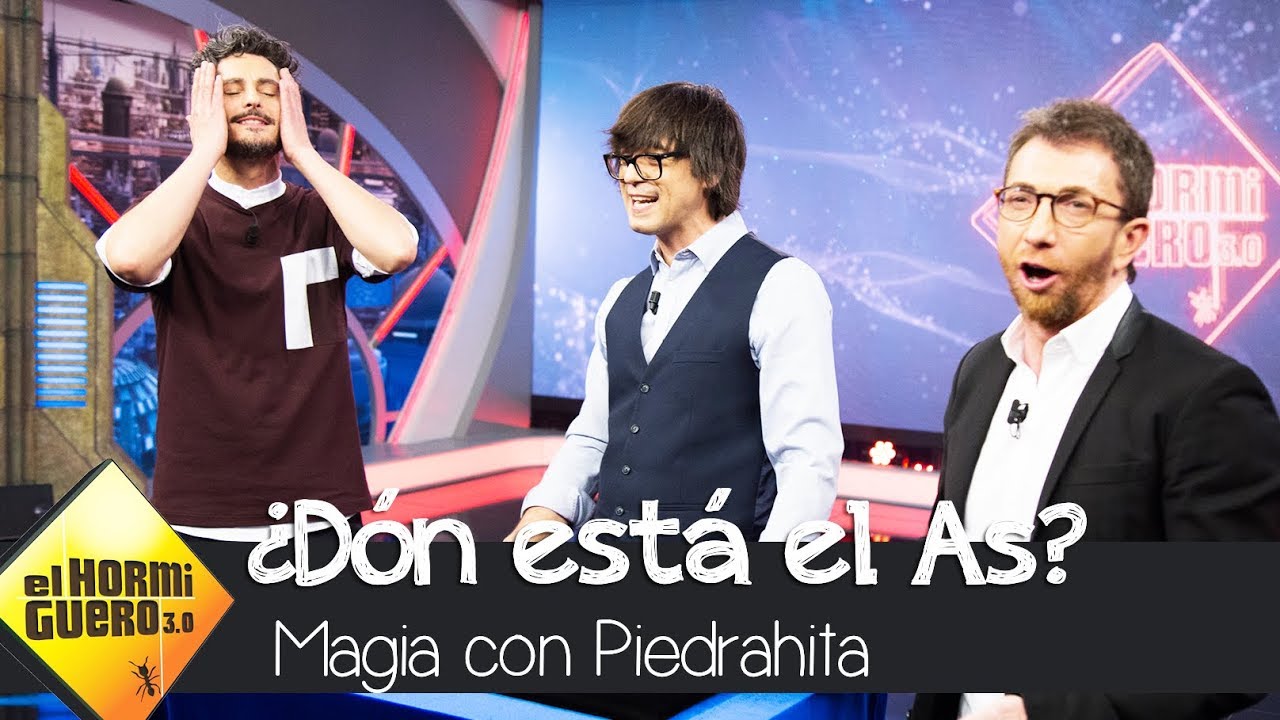 Luis Piedrahita engaña con el 'truco del trilero' a Antonio Pagudo - El Hormiguero 3.0