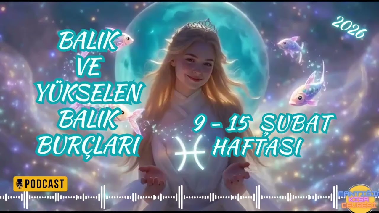 ♓ Balık & Yükselen Balık Burçları | 9–15 Şubat Haftası: Küllerinden Doğuş ve Finansal Disiplin