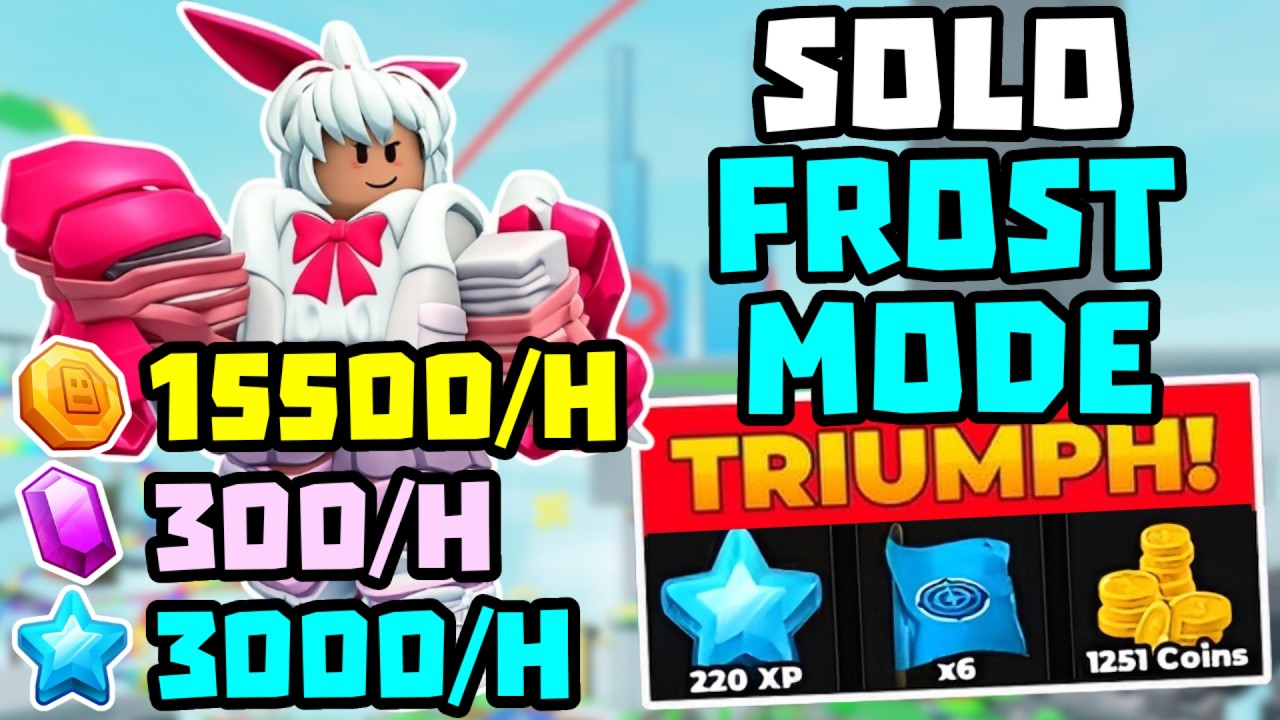 SOLO Frost Mode Coin Grind Победа С Brawler + Полный Гайд | TDS Tower Defense Simulator