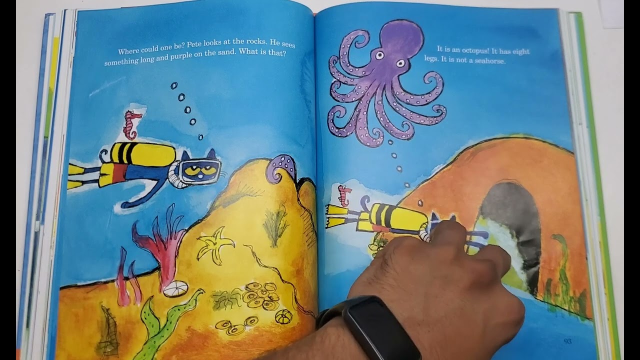 Pete The Cat 🐈 - Scuba Cat - English Story Reading 📚 for Kids - Gmankidszone [4K]