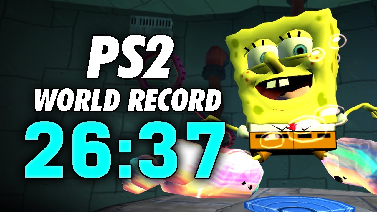 Мировой рекорд Any% (PS2) 26:37 — Скоростное прохождение игры «Губка Боб Квадратные Штаны: Битва ...