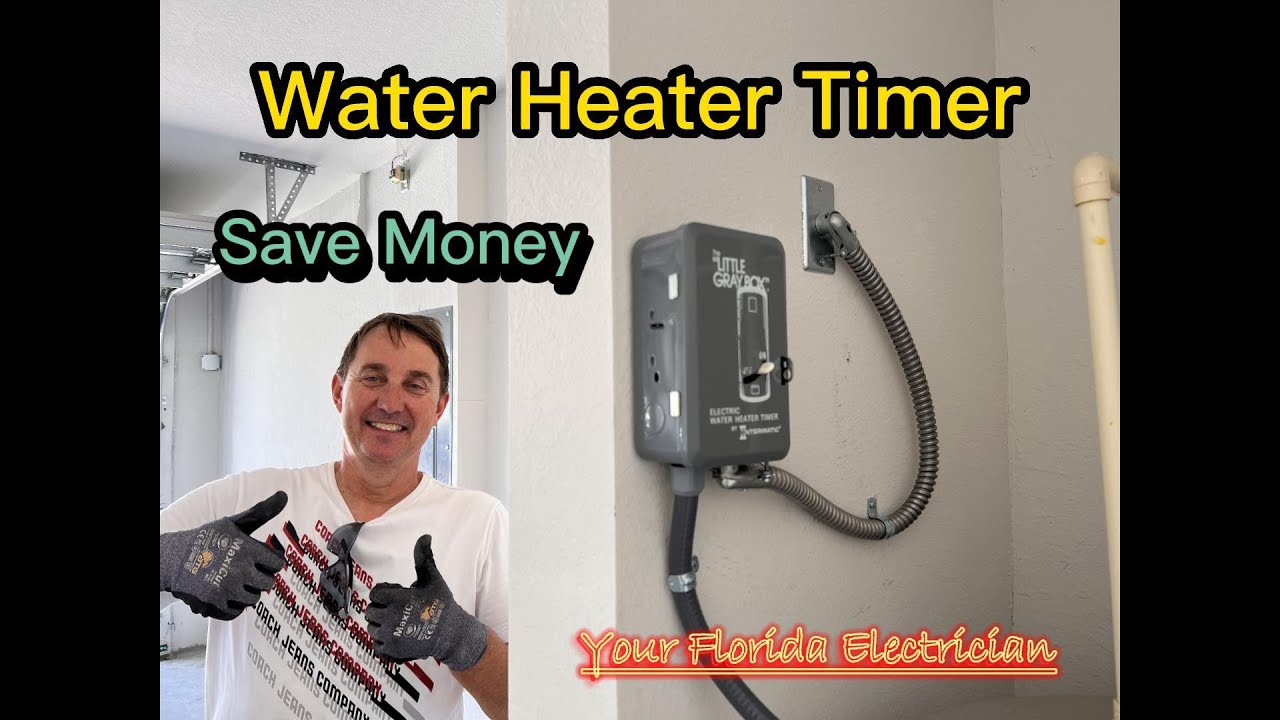 Water Heater Timer Installation - Save money on your Electric #howto