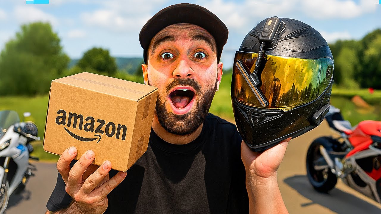 JE TESTE LES ACCESSOIRES MOTO DE AMAZON ! (C'est incroyable)