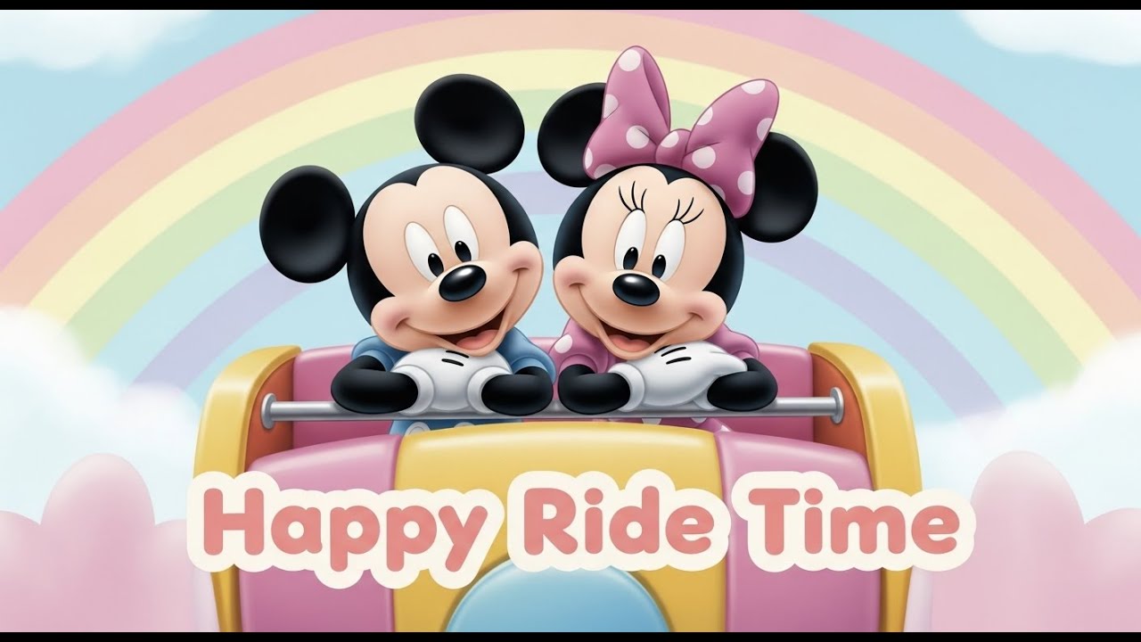 Happy Ride Time with Mickey Mouse and Minnie Mouse