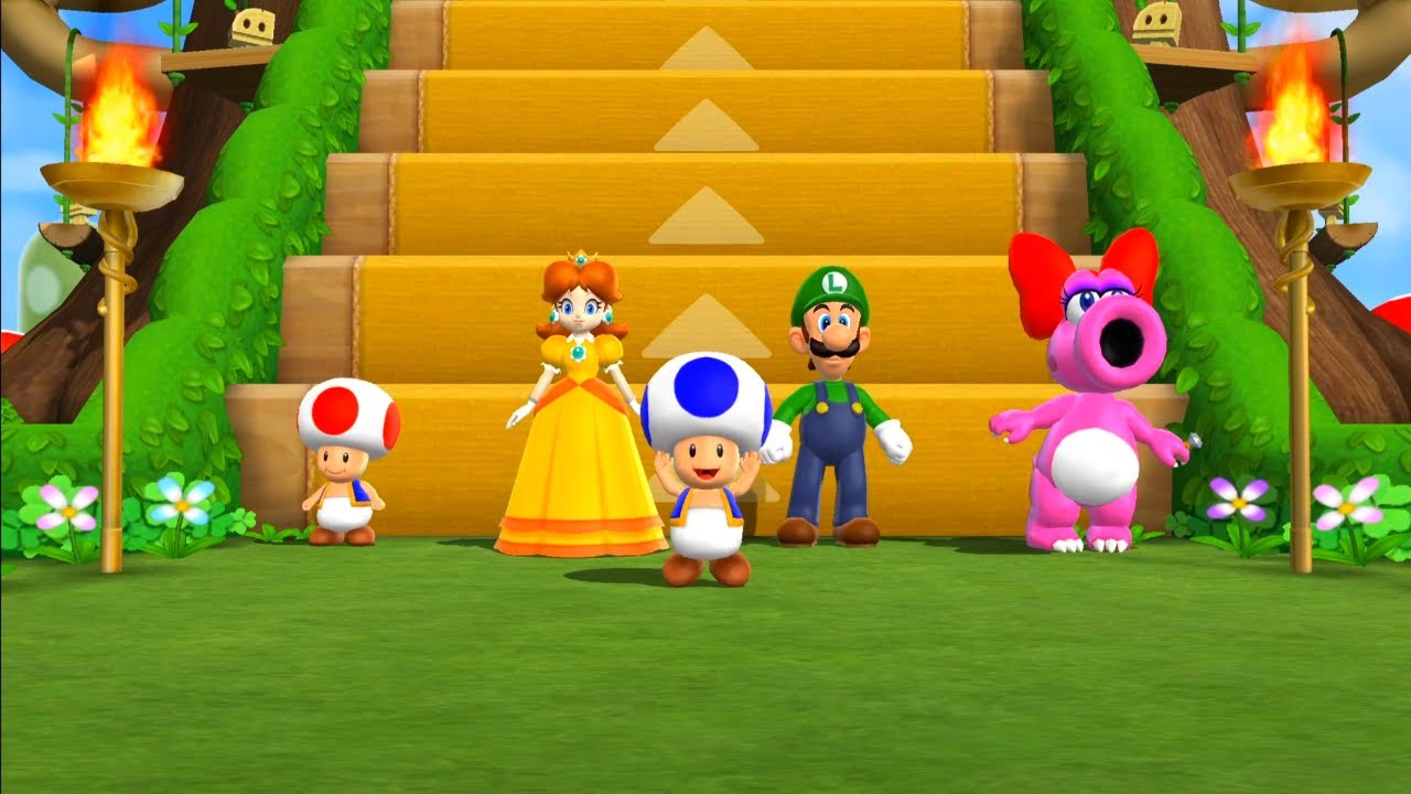 Mario Party 9 - Step it Up - Toad vs Daisy vs Luigi vs Birdo (Master CPU)