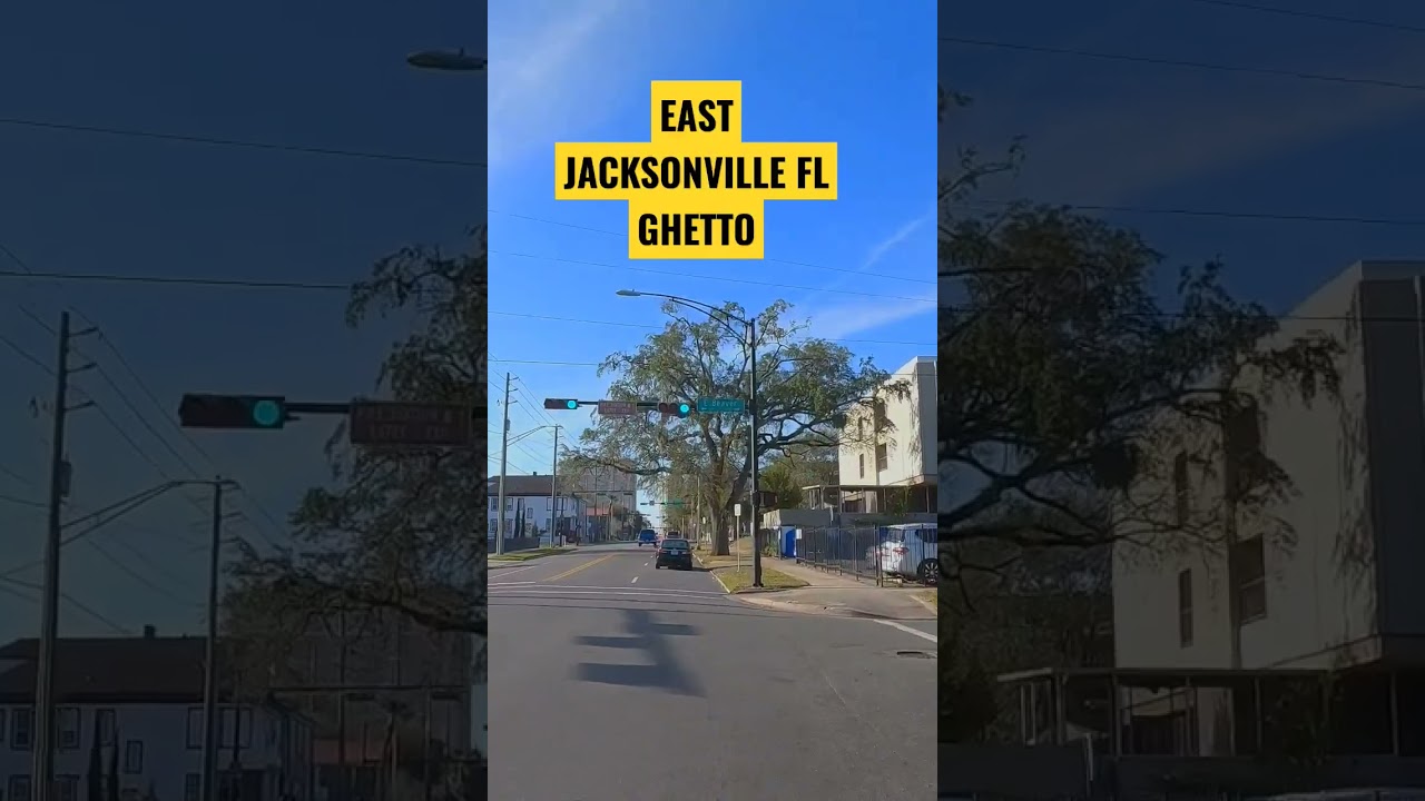 EAST JACKSONVILLE FLORIDA GHETTO HOOD AREA DRIVE