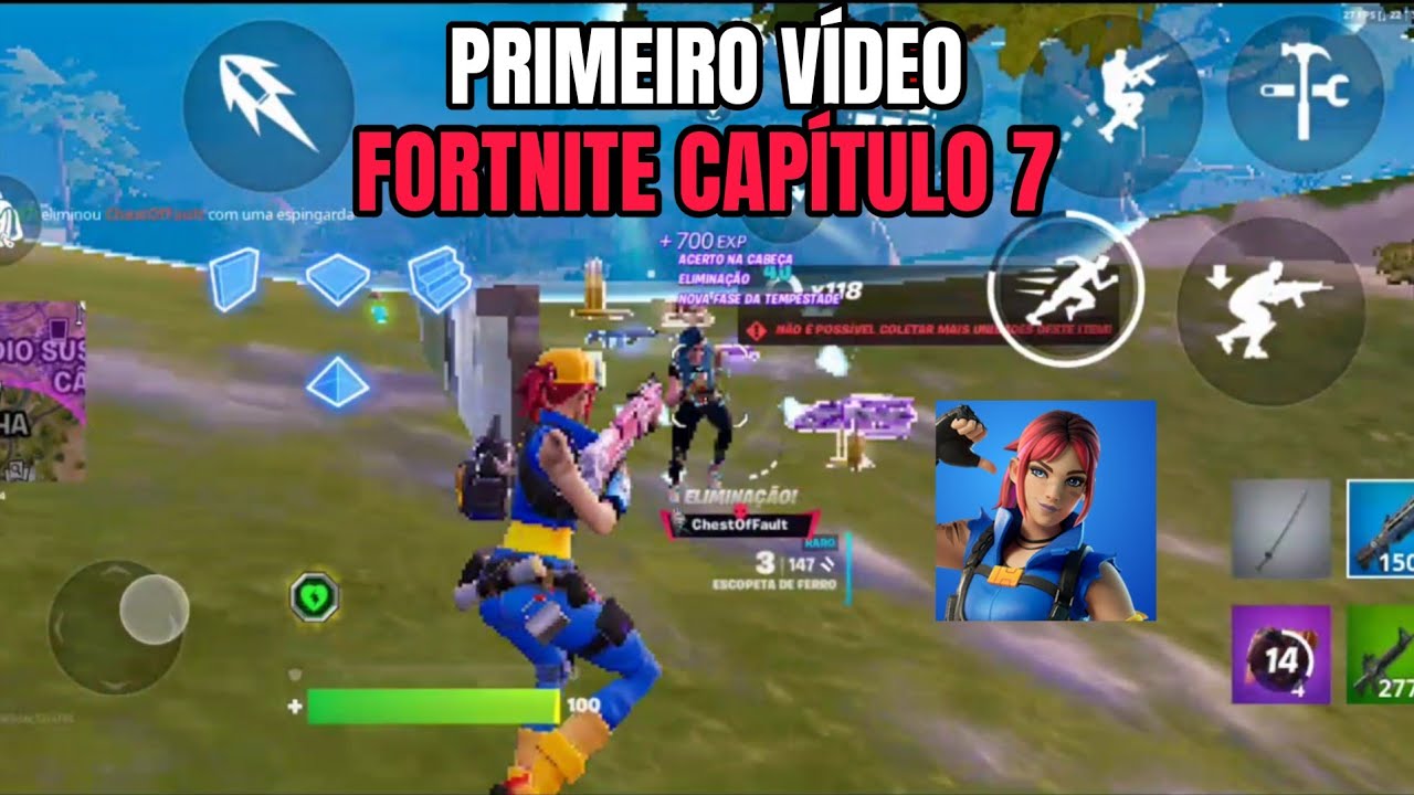 Fortnite Mobile Capítulo 7 – Gameplay a 30 FPS (Celular Fraco)