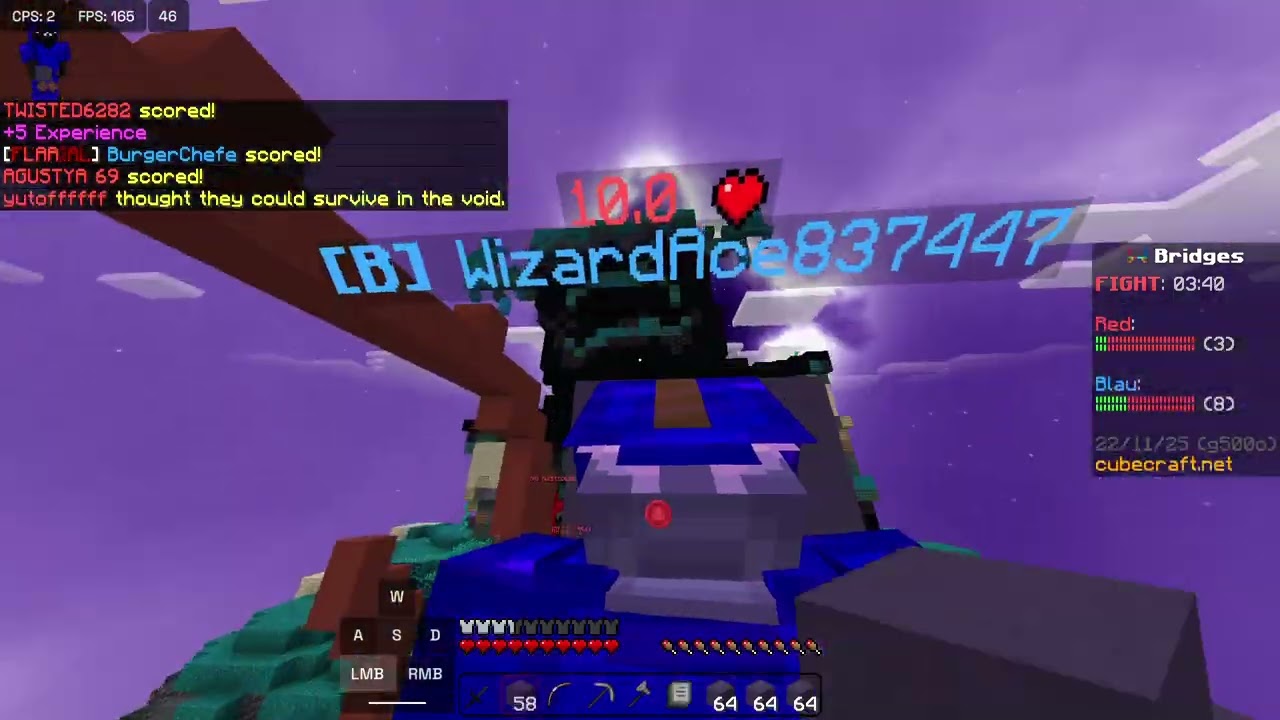 CubeCraft Blockwars Drag Click | Minecraft Cubecraft