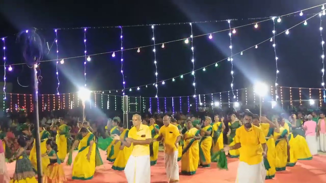 எல்லப்பாளையம் காளியம்மன் கோவில் வள்ளி கும்மி ஆட்ட