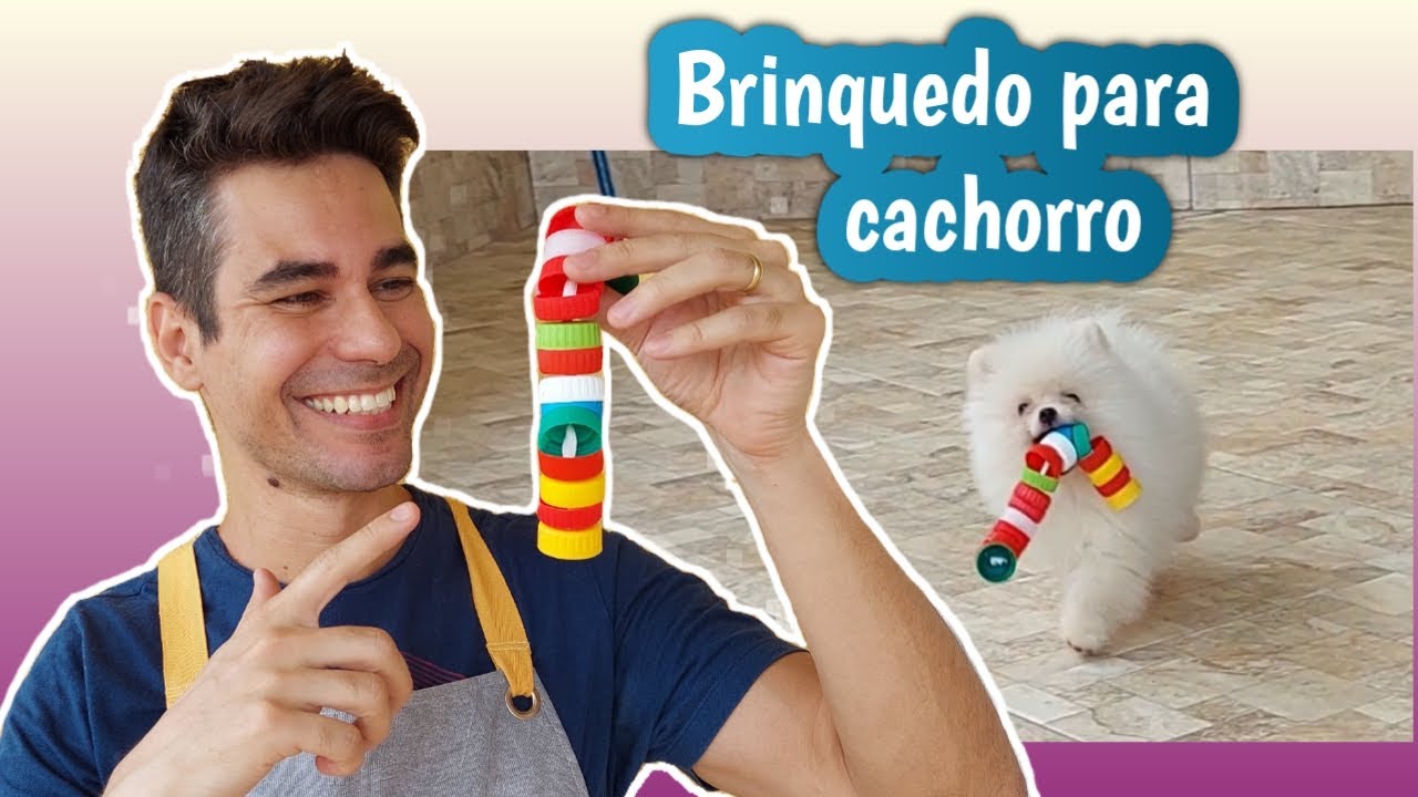 Brinquedo caseiro para  cachorro.