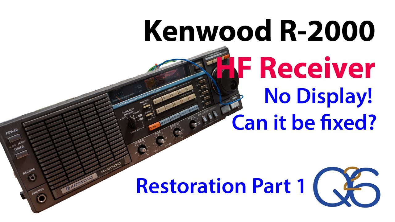 Реставрация радиоприёмника Kenwood R2000 HF, часть 1 — НОВЫЙ ДИСПЛЕЙ