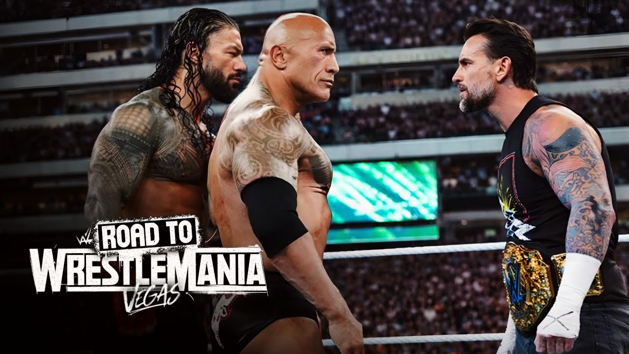 CM Punk против The Rock | Главный матч на пути к WrestleMania 42 (Полные лучшие моменты матча WWE...