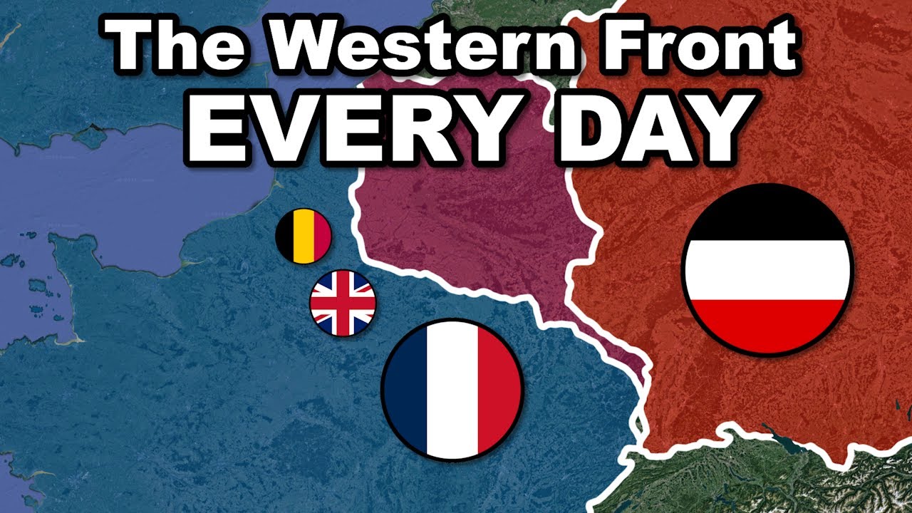 The Western Front (World War 1) *Every Day With Units*