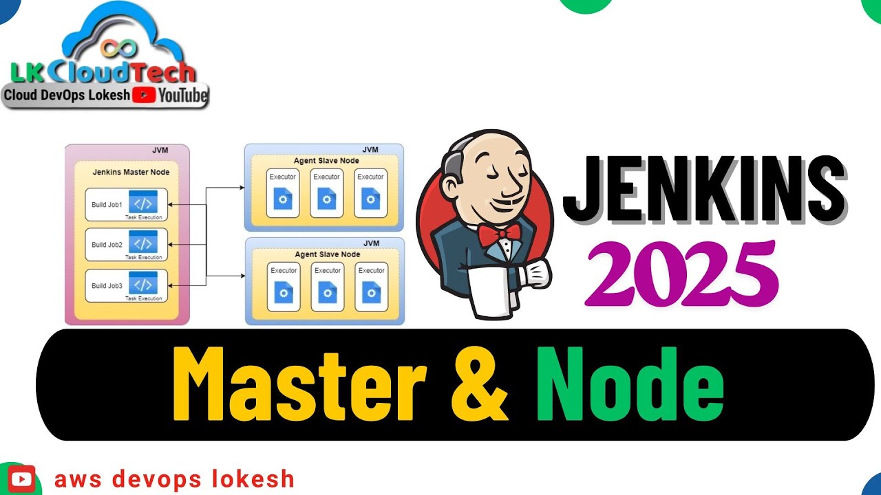 Jenkins Master & Node Setup | Hands-On Jenkins Tutorial | #lkcloudtech #jenkins #devops #aws
