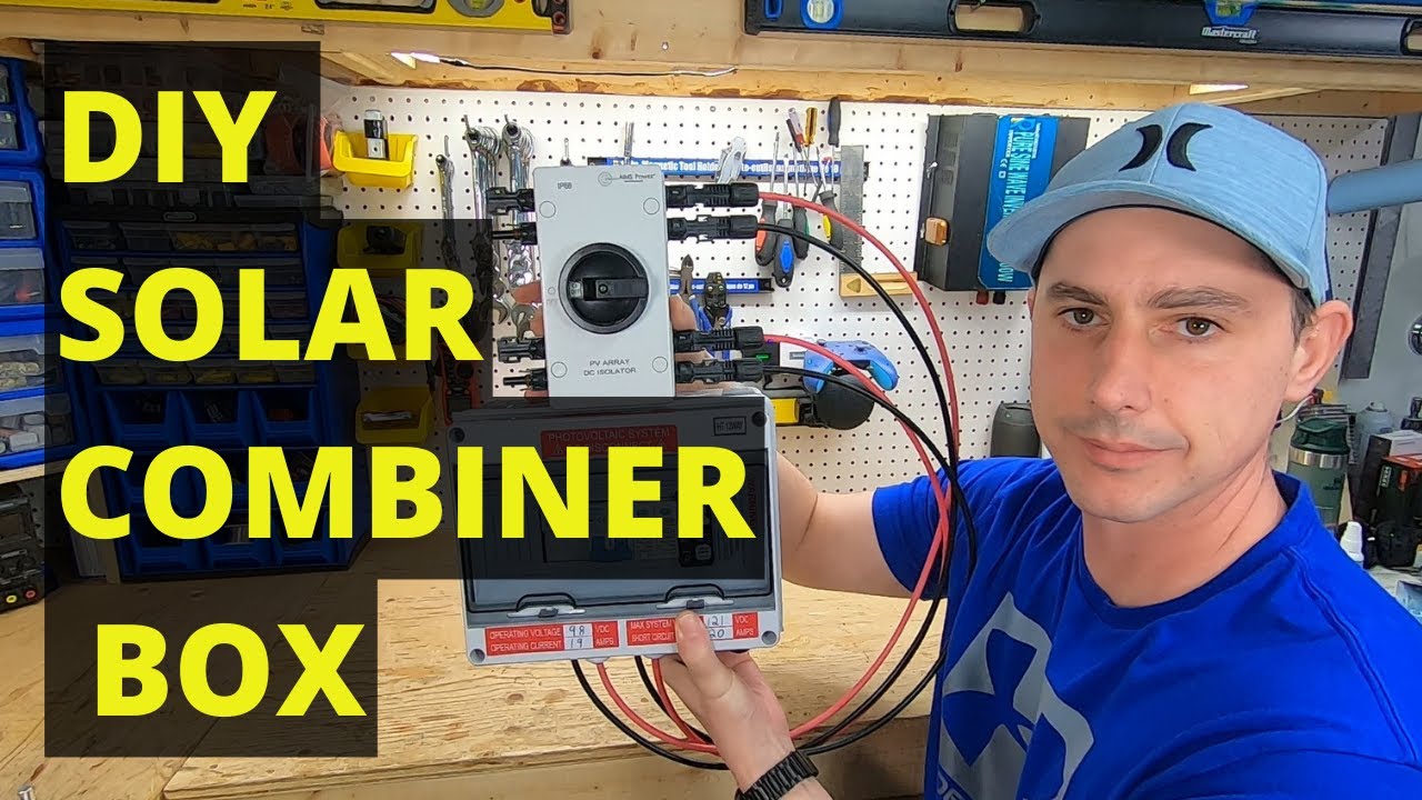 DIY combiner box for solar arrays