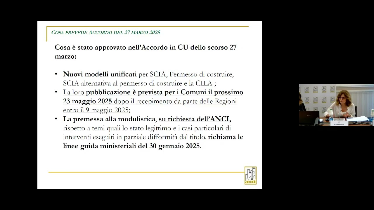 Webinar “Il decreto Salva casa (d.l. 69/2024): nuova modulistica unificata e indirizzi operativi”