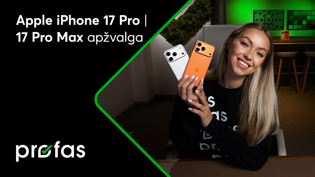 Apple iPhone 17 Pro | 17 Pro Max apžvalga