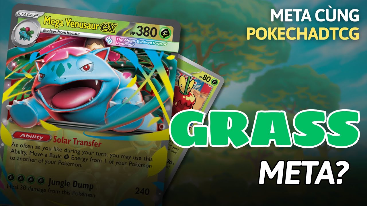 META TUẦN 3 | Grass Meta đang trở lại? Festical Lead và Venusaur ex bắt đầu leo top!!!