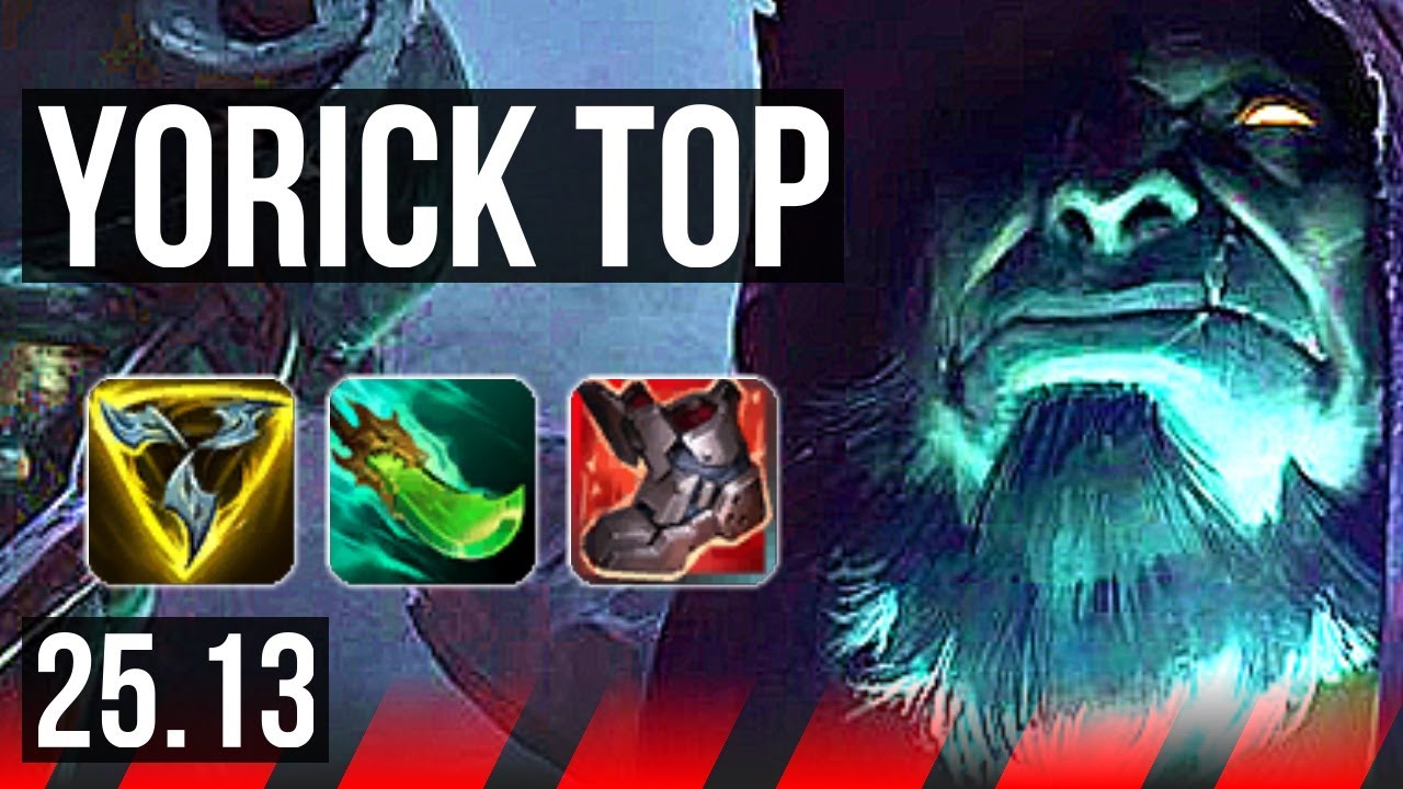 YORICK vs SETT (TOP) | 8/0/5, Legendary | KR Master | 25.13