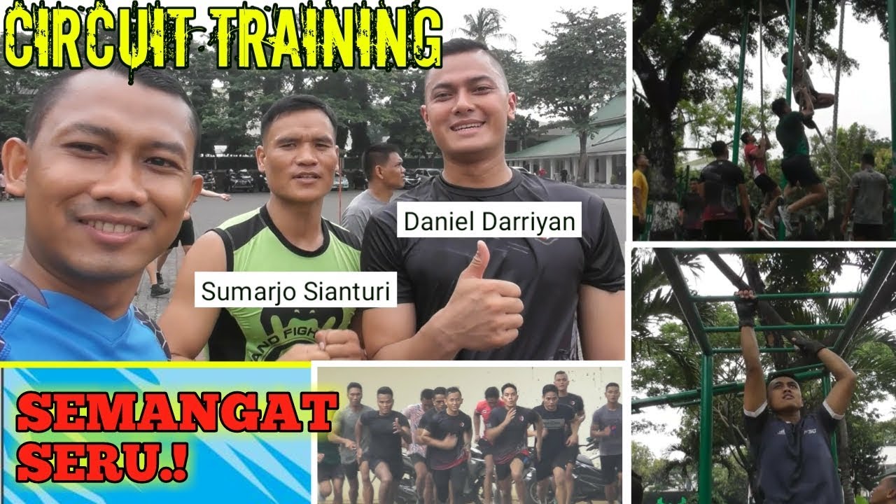 INI BARU BINA FISIK BROOO, SUMARJO, DANIEL DARRIYAN DAN KAWAN -KAWAN OLAHRAGA BERSAMA DI MARKAS