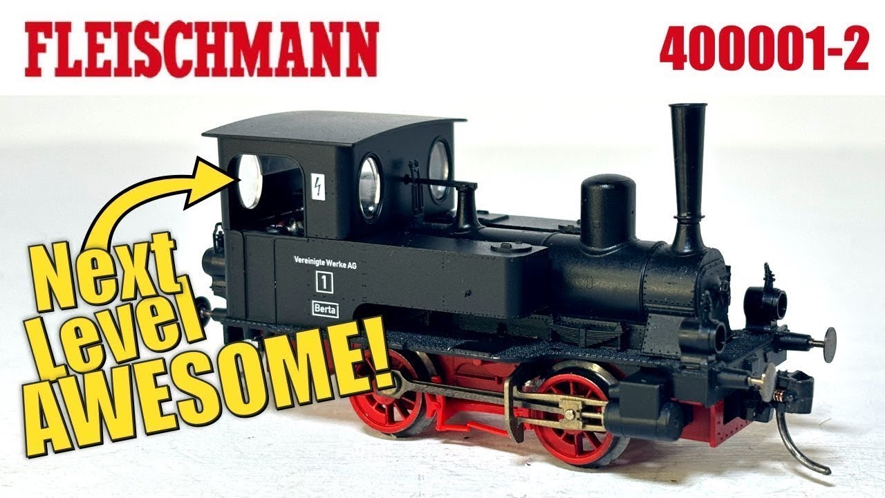 NEXT LEVEL AWESOME! Fleischmann's tiny Berta BR 98 75  Model Railway Review  HO Scale