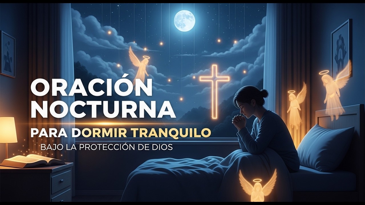 ORACIÓN NOCTURNA PARA DORMIR TRANQUILO BAJO LA PROTECCIÓN DE DIOS!