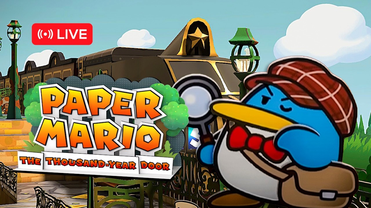 AO VIVO: PAPER MARIO THE THOUSAND YEAR DOOR - O PRIMEIRO DIA NO EXPRESSO DO EXCESSO [ LIVE  #14 ]