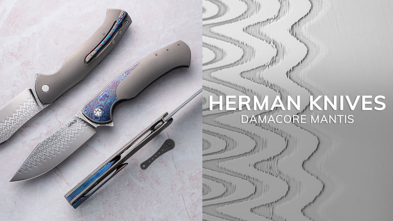 FOLDING KNIFE FOLDER MANTIS 2 DAMACORE HERMAN