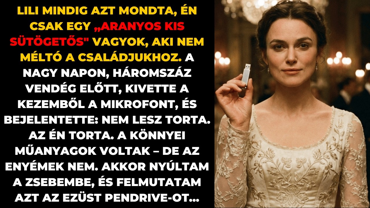 A sógornőm lemondta az esküvői tortámat. Nem tudta, hogy a cukrászda az én tulajdonom