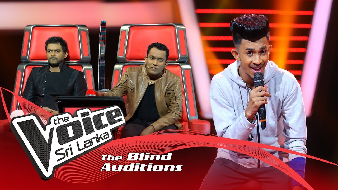 Yasiru nuwantha - Chandrayan Pidu (චන්ද්‍රයන් පිදූ) | Blind Auditions | The Voice Sri Lanka